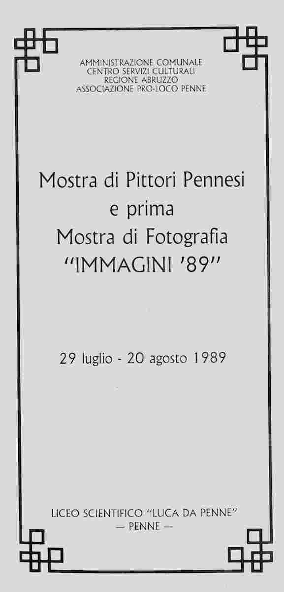 1989 - Mostra pittori e fotografi